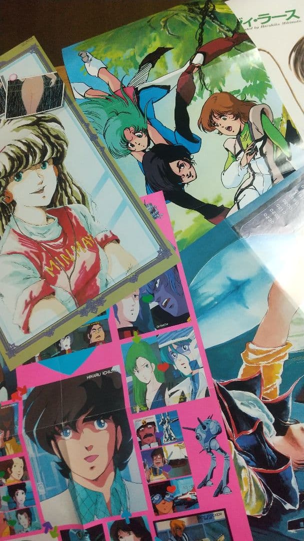 ‼️未使用‼️美樹本晴彦ポスターマクロス超合金魂ハイメタル原画セル画プラモデル