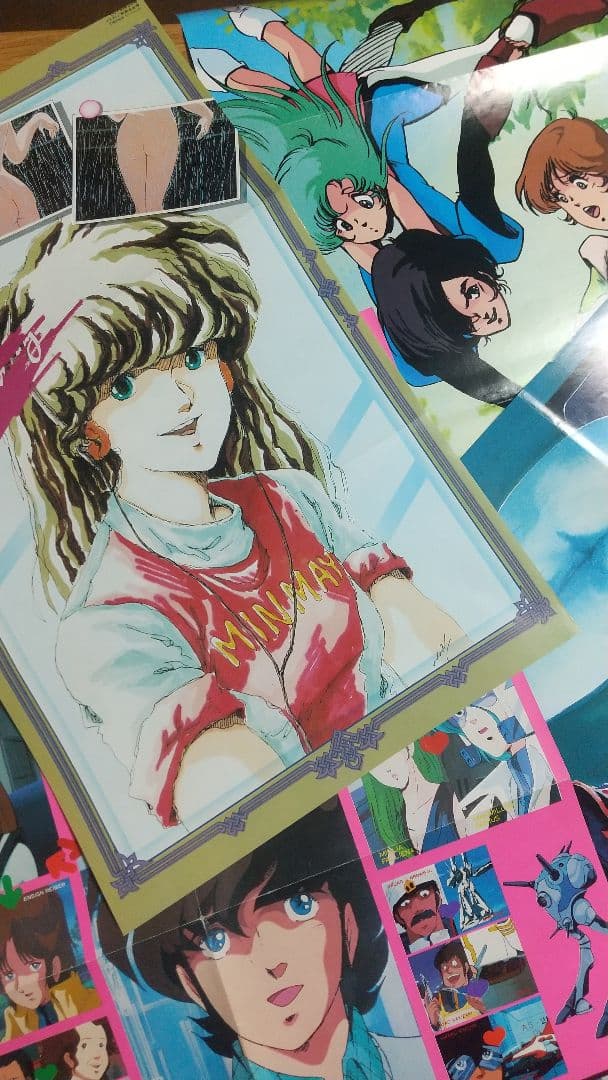 ‼️未使用‼️美樹本晴彦ポスターマクロス超合金魂ハイメタル原画セル画プラモデル