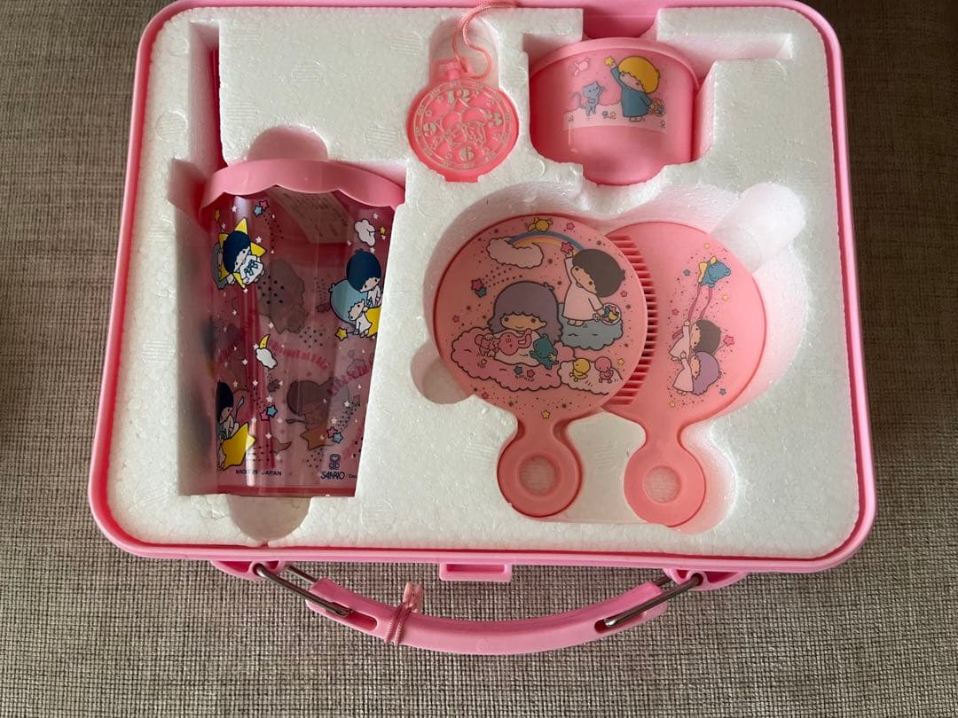 昭和レトロ　1976年　キキララ　リトルツインスターズ　トラベルメイト　トランク