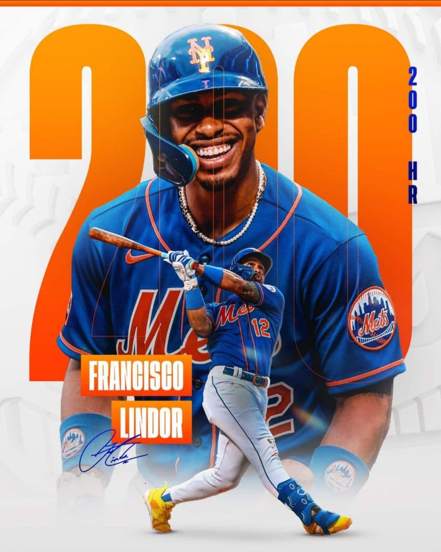 200HR達成記念1/25 フランシスコ・リンドーア topps now MLB