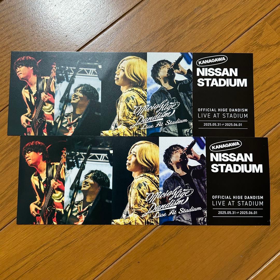 Official髭男dism スタジアムライブメモリアルチケット クリアファイル