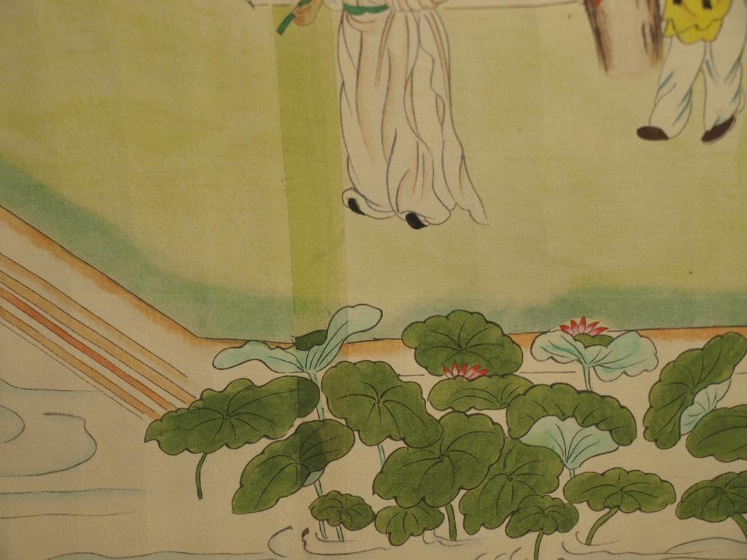 骨董市仕入れ品　中国北宋時代の掛軸　激安骨董品　肉筆保証 BD378A8-2