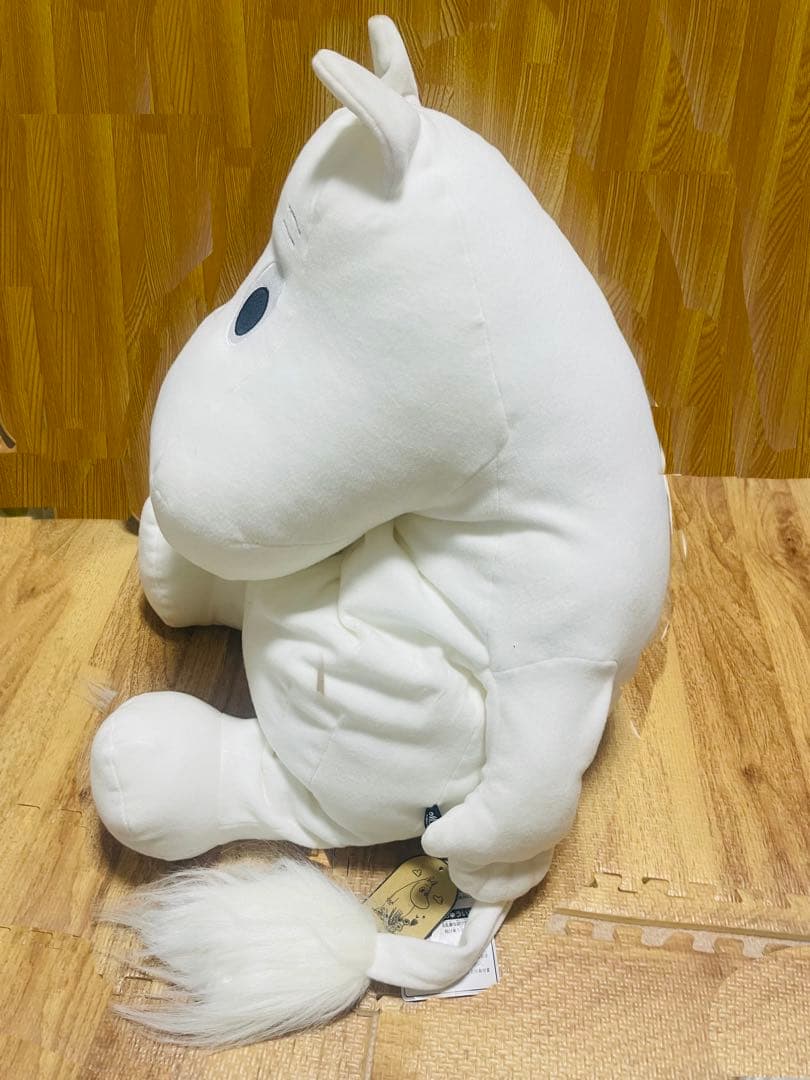 もっちり　ムーミン ぬいぐるみ　ホワイト