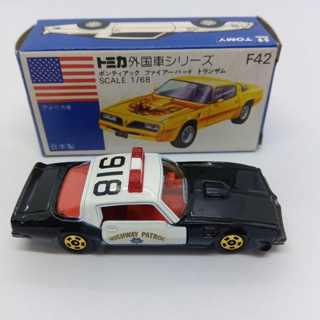 トミカ 青箱 F42 ファイヤーバード トランザ厶 HIGHWAY PATROL