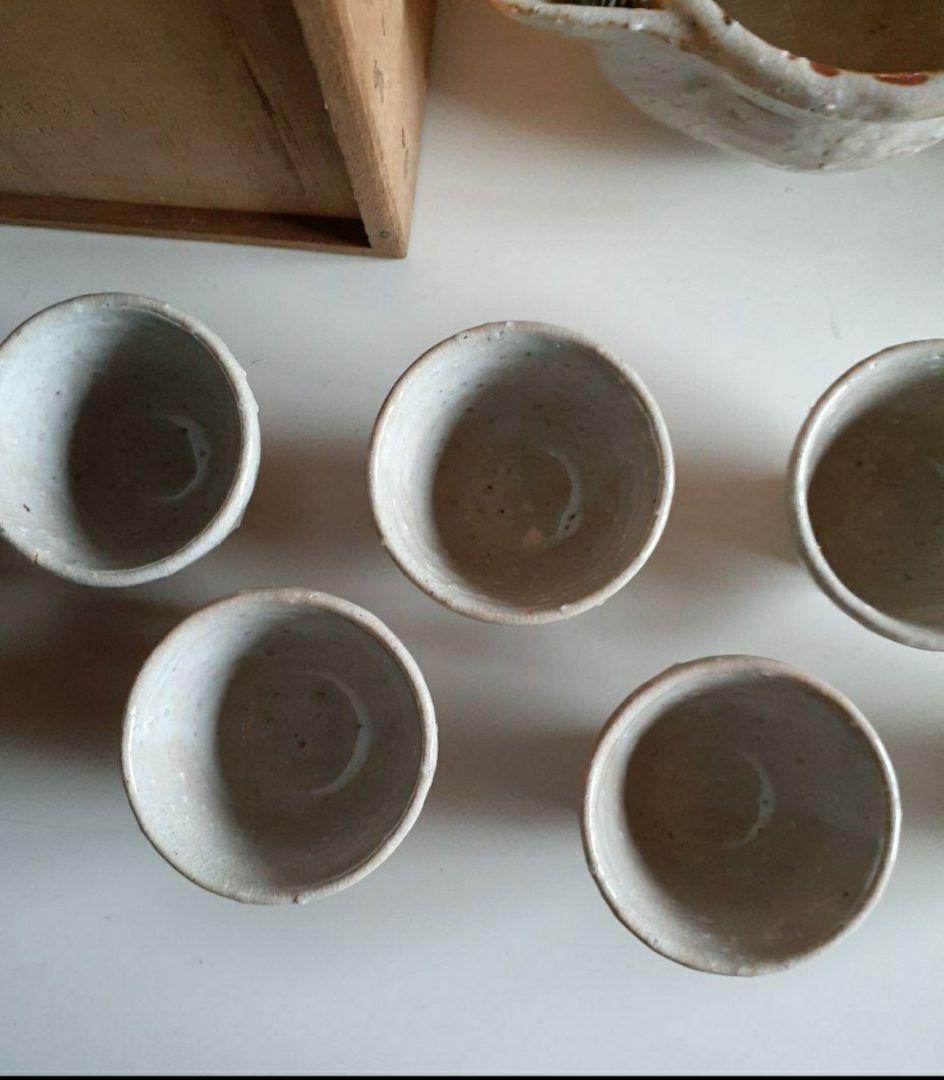 萩焼/茶器/急須/湯冷/湯呑6個