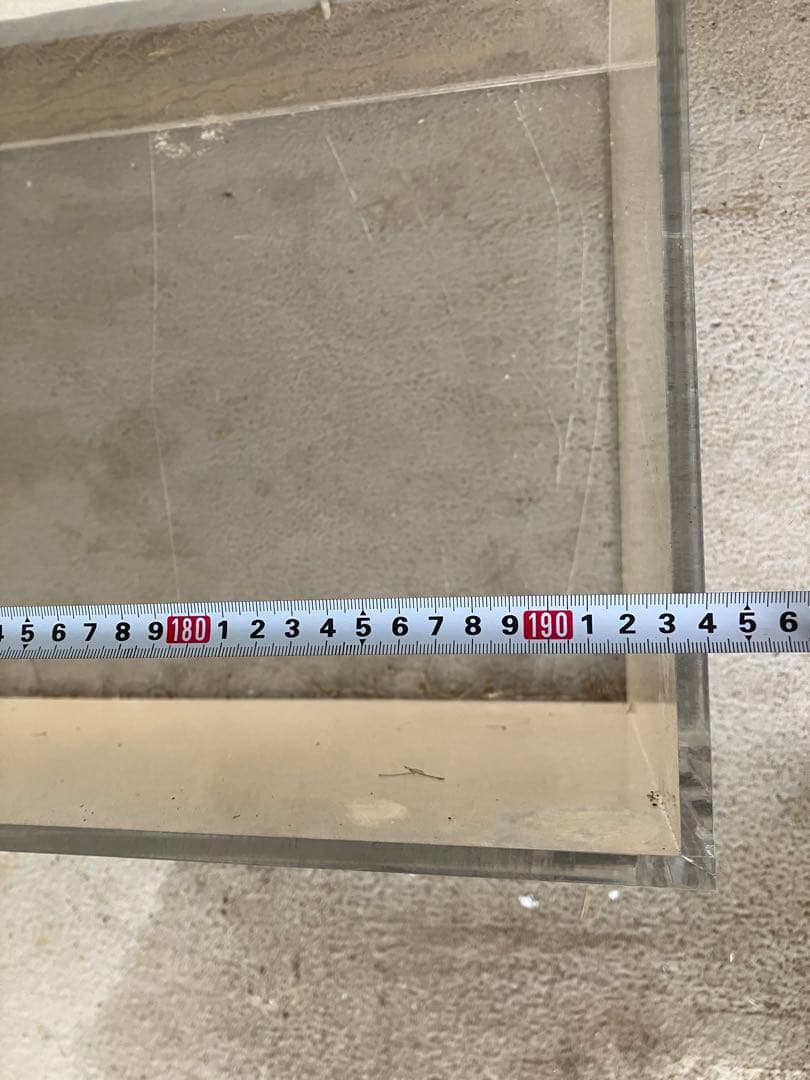 最終値❗️清掃済みアクリル　ケース　大型　水槽