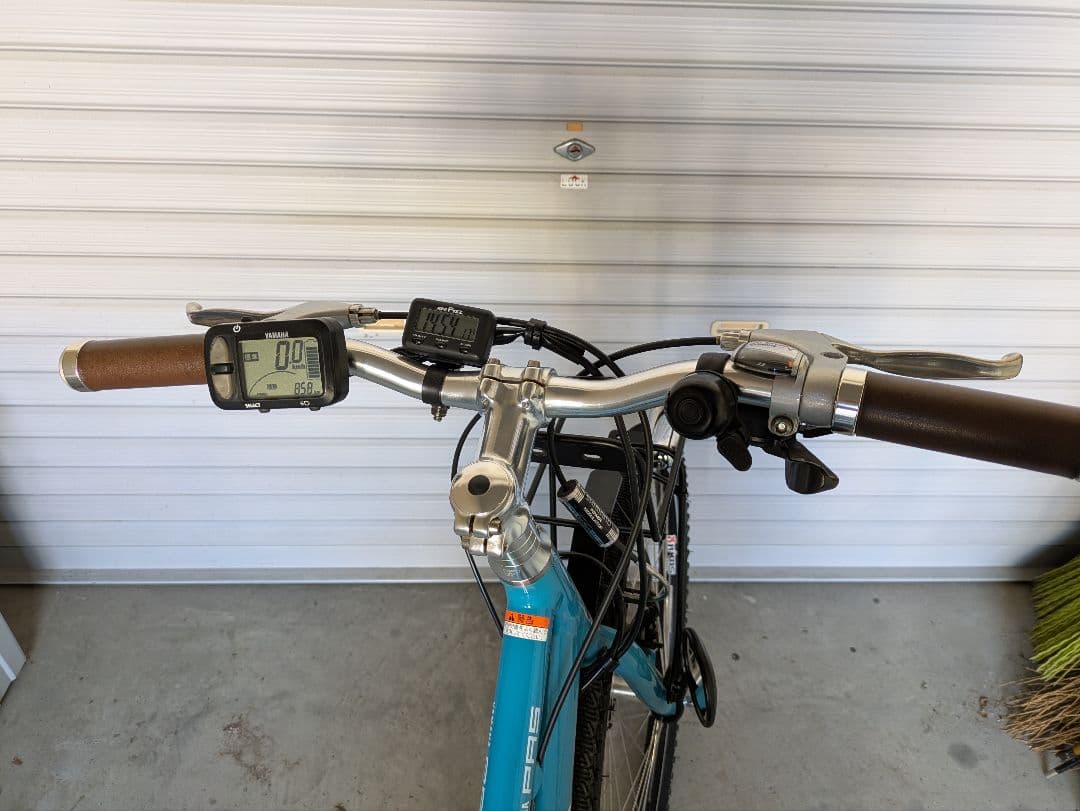 ヤマハ 電動アシスト自転車 青 26インチ