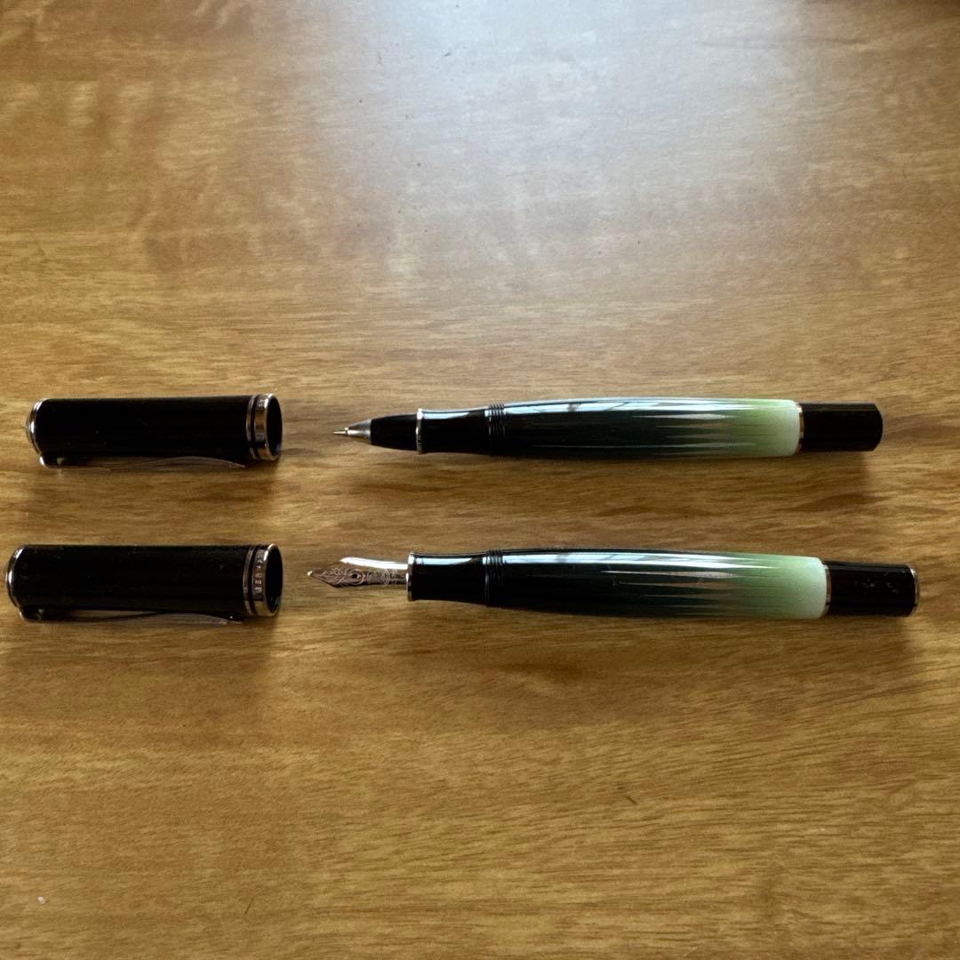 Pelikanペリカン特別生産品 M640ポーラライト 万年筆•ローラーボール