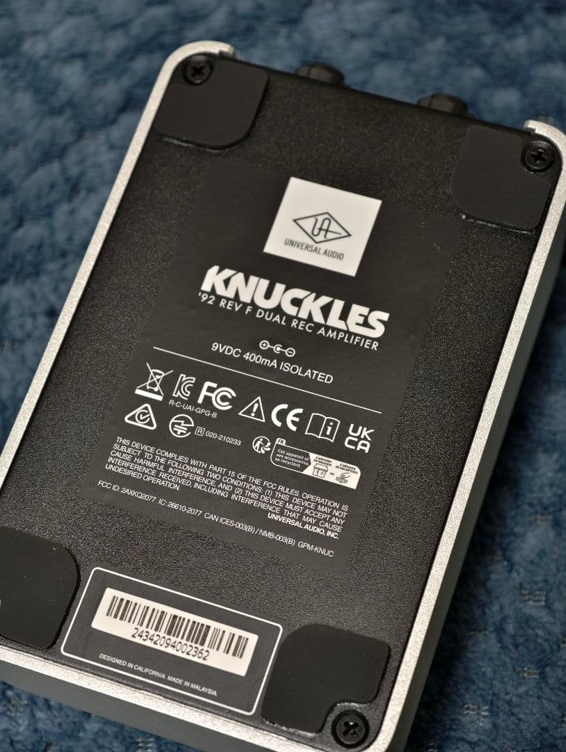 ギター UAFX KNUCKLES'92 REV DUAL REC AMPLIFIER
