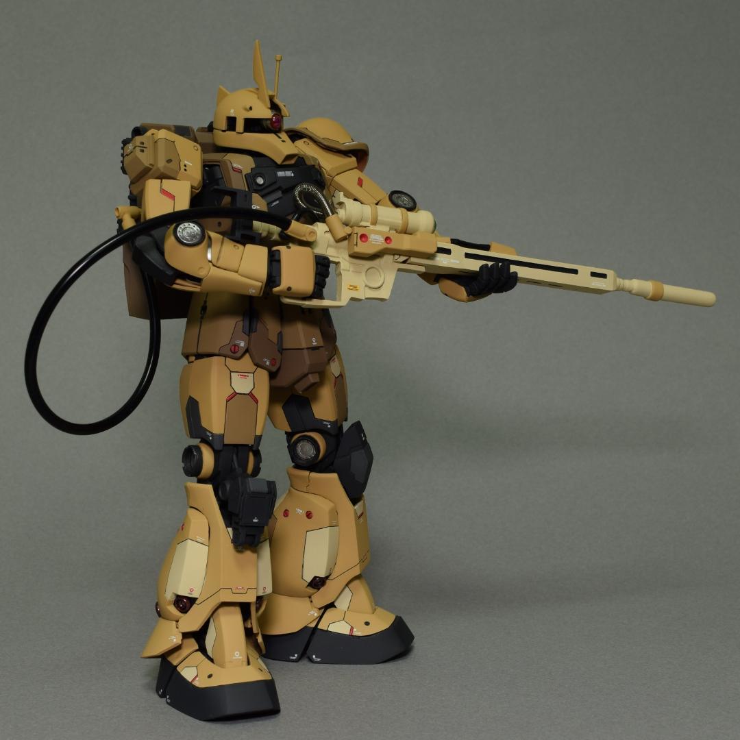 MGザクVer2.0改修 MS-05L ザクスナイパー 塗装済完成品