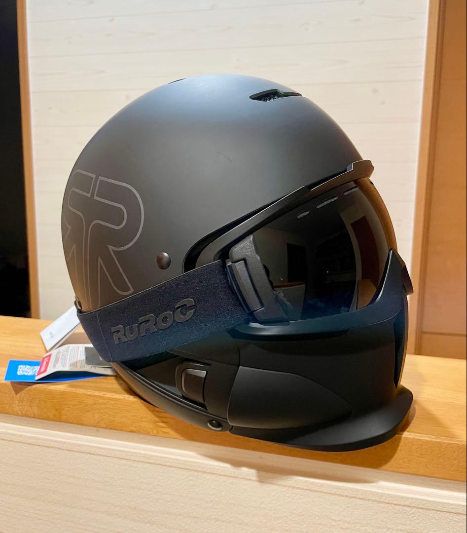 Ruroc RG1-DX スノーボードヘルメットーマットブラック/サイズ：S