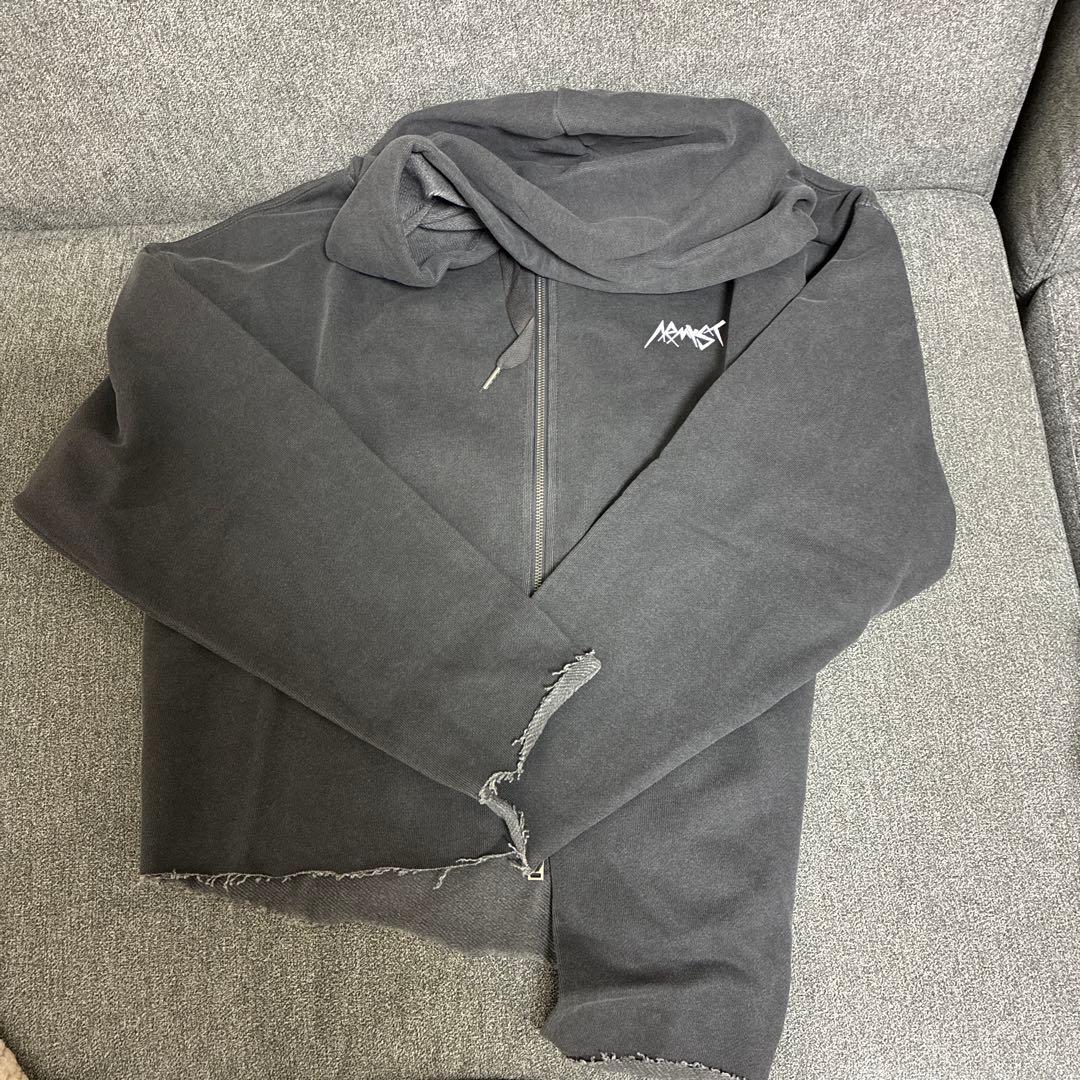 【美品】ARMYST ZIP-UP HOODY ジョングク ブラック M