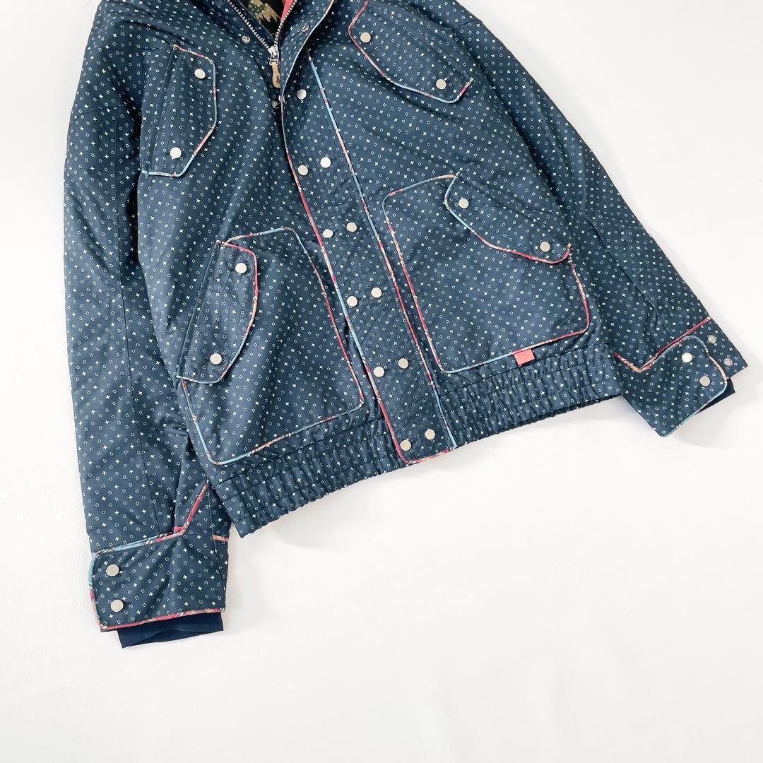 4457 【美品】バートン ジャケット スノボウェア レディース M ファー付き