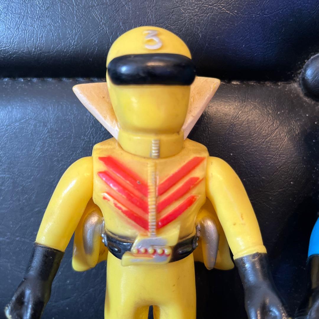 ゴレンジャー　ソフビ　当時物