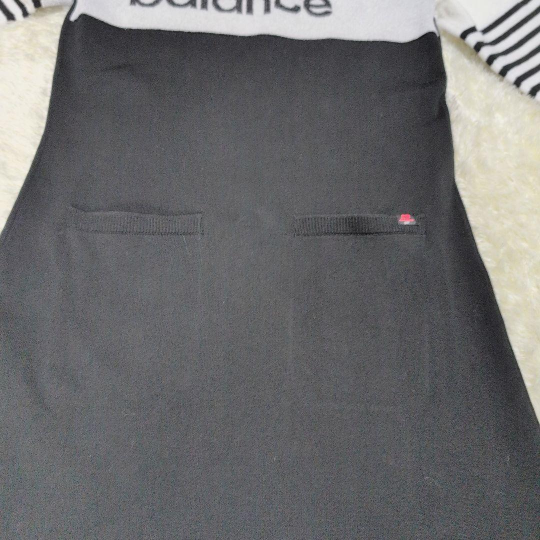 【美品】ニューバランスゴルフ　モックネックニットワンピース　L