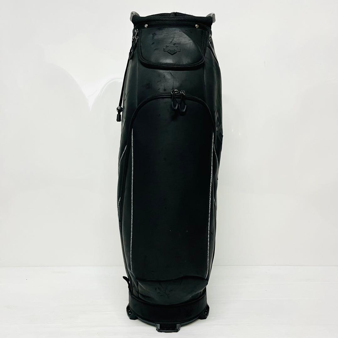 DESCENTE デサント　キャディバッグ　キャディバック　ゴルフバッグ　黒