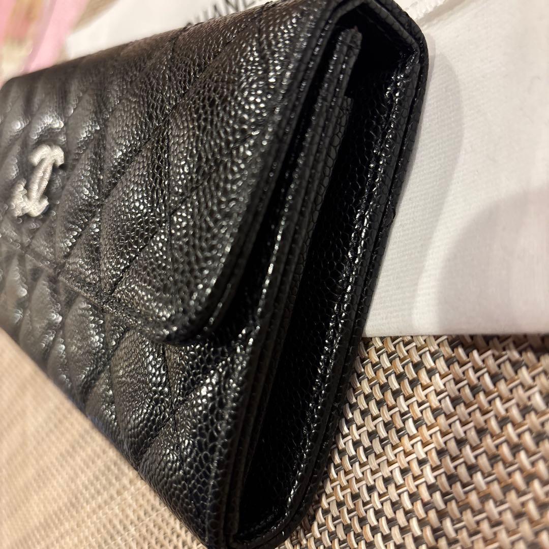 CHANELマトラッセ新品未使用黒ノベルティ長財布