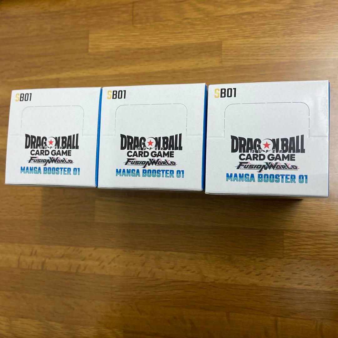 フュージョンワールド　MANGA BOOSTER 01 3BOX 新品　未開封
