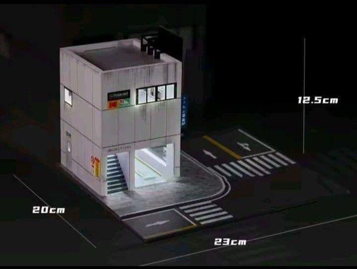■1/64【日本の居酒屋➕フォトショップガレージ】新品セット販売/LED照明付