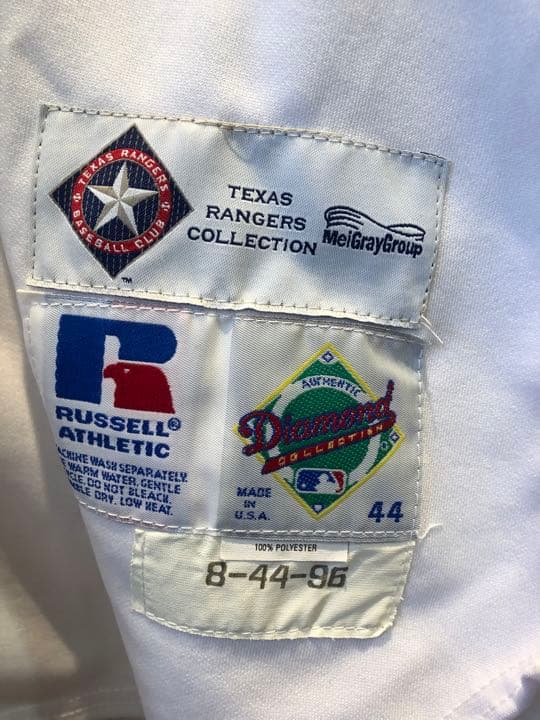 【1月SALE】MLB ジャラミロ実使用ユニフォーム　テキサスレンジャース