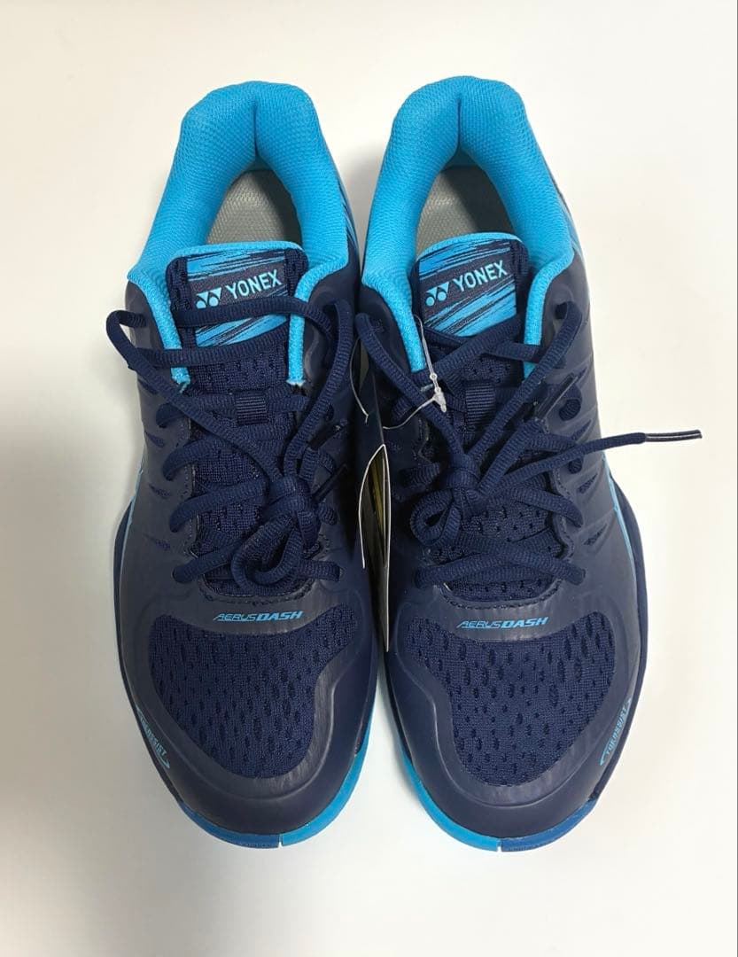 タグ付き新品YONEX パワークッションエアラスダッシュ3GCテニスシューズ27