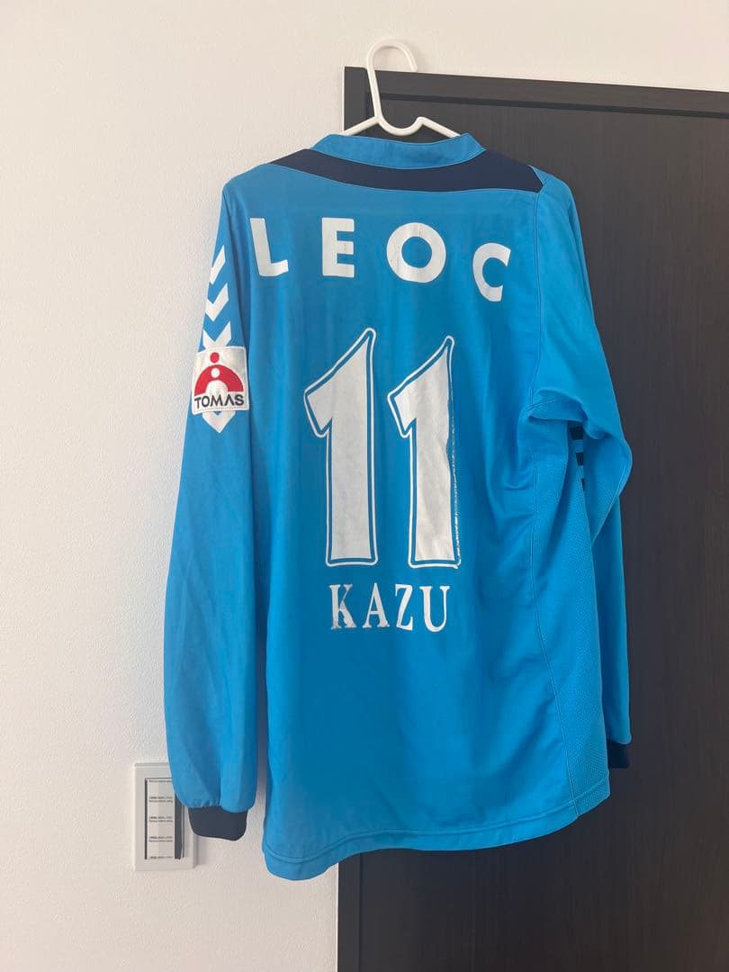 横浜FC 三浦知良 カズ 2007-2008 長袖ユニフォーム 上下セット11番