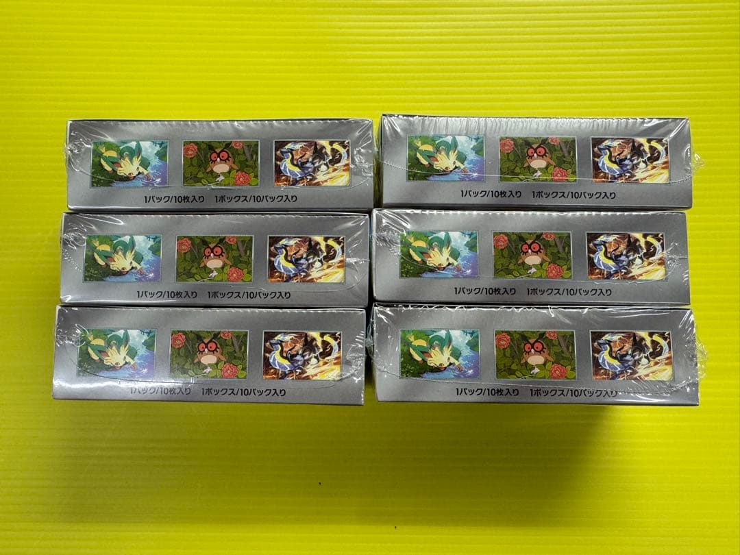 【新品・未開封】ポケモンカード　テラスタルフェスEXシュリンク付き6BOX