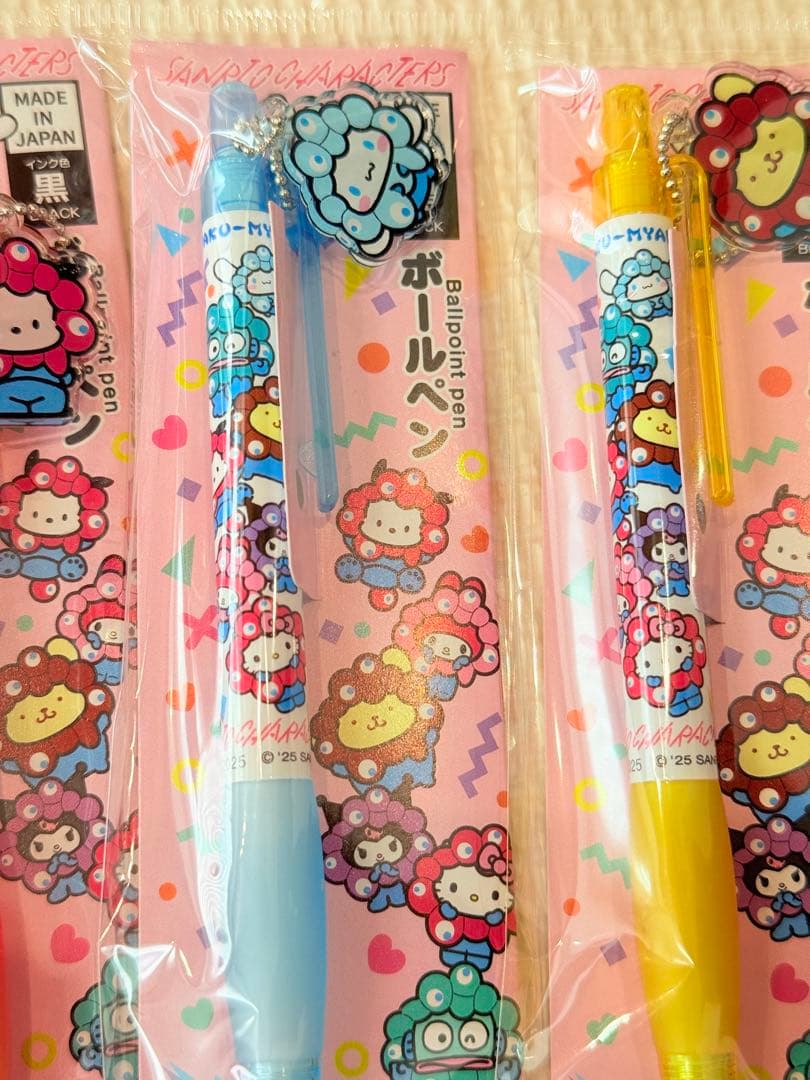 EXPO 2025 ミャクミャク サンリオ キャラクター ボールペン 5本セット