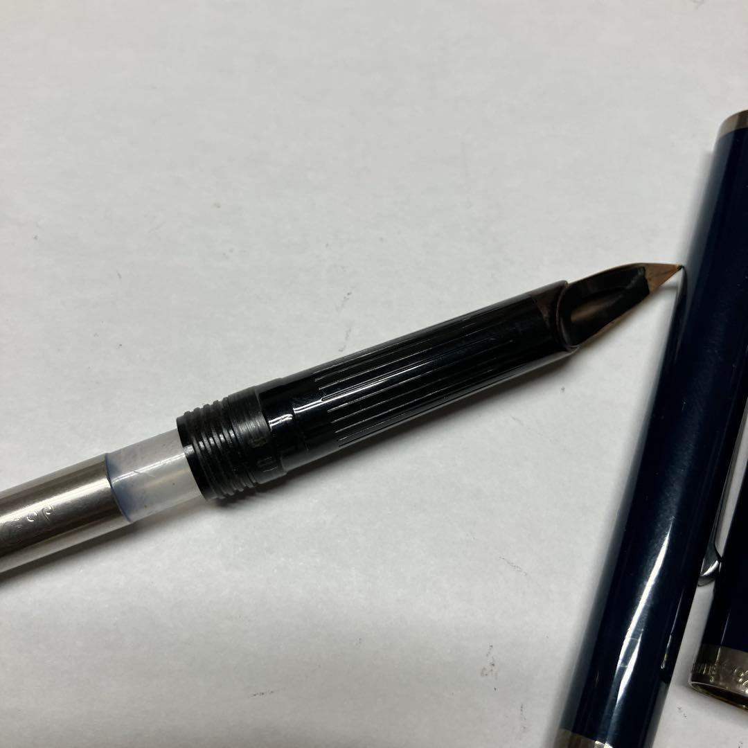 ヴィンテージ　S.T デュポン　万年筆　ペン先18ct 都彰　【12】
