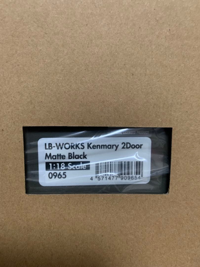 週末値下げイグニッションモデル1/18 LBWK ケンメリマットブラック0965