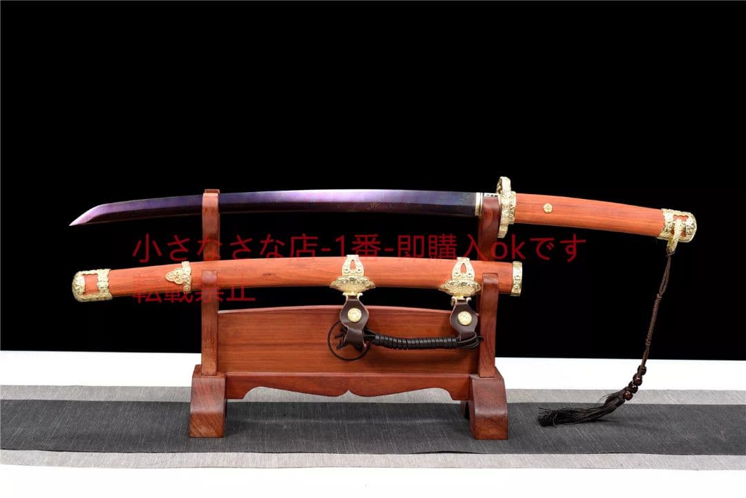 模様鋼【桜太刀】武具　刀装具　日本刀　模造刀 居合刀 肋差
