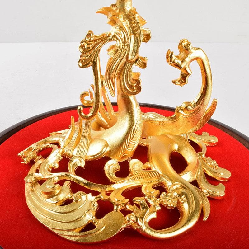 韓国　扶餘陵山里出土　百済金銅大香爐　復刻品　国立中央博物館　M　R4968B