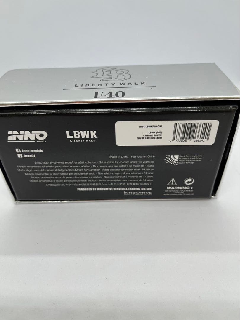 INNO MODEL(イノモデル)　LBWK　F40クローム チェイス