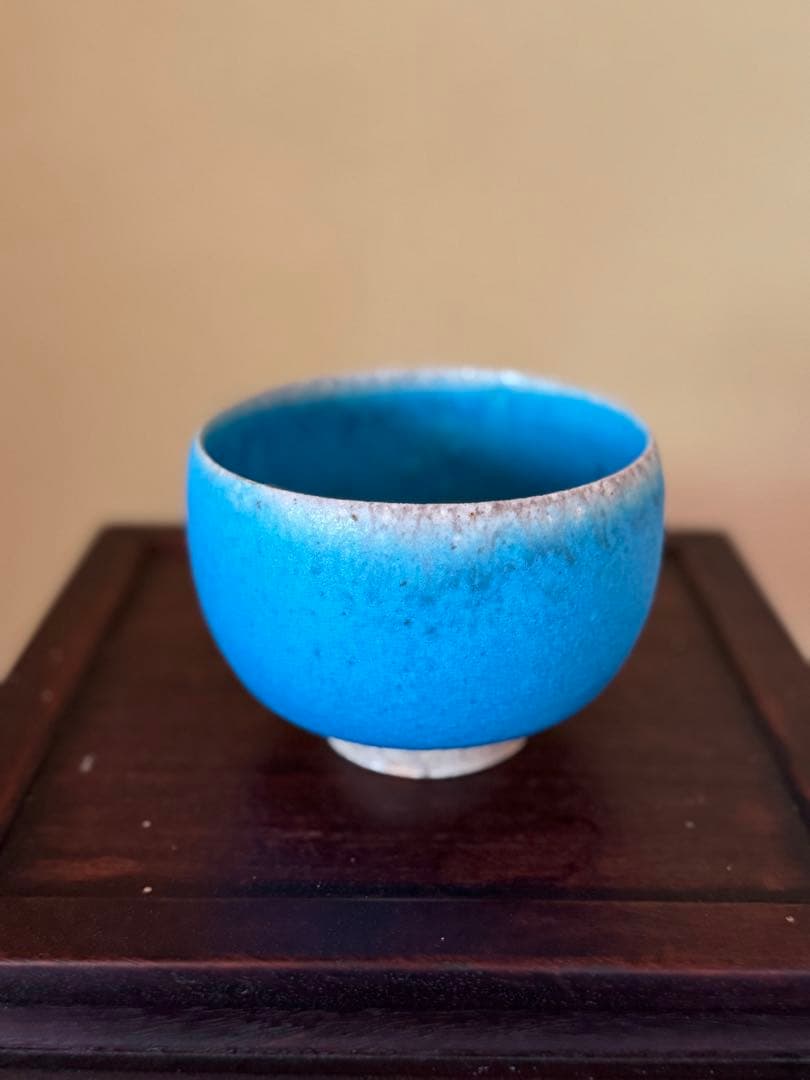 山田想　青茶碗　常滑　人気作家