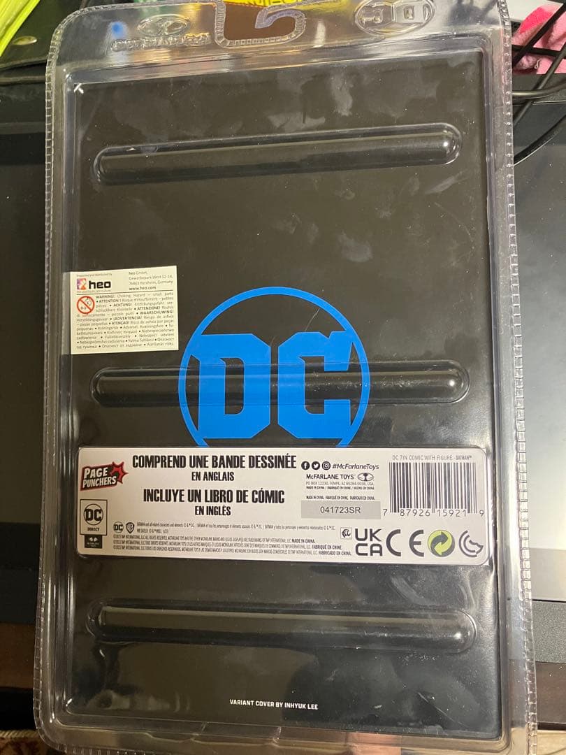 新品　マクファーレントイズ DC ページ・パンチャーズ バットマン (レア)