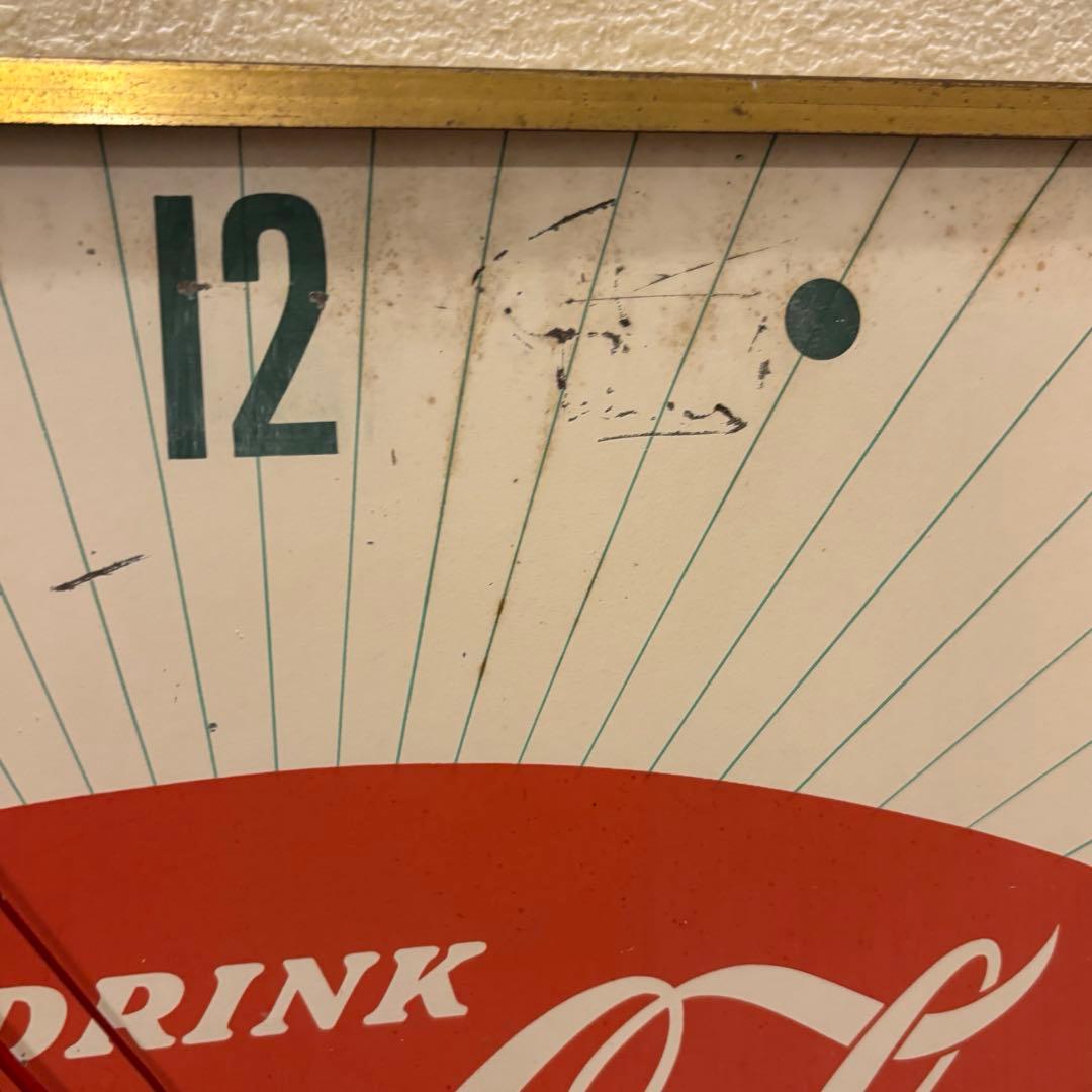 【コカコーラ CocaCola】ヴィンテージ時計⭐︎動作確認済