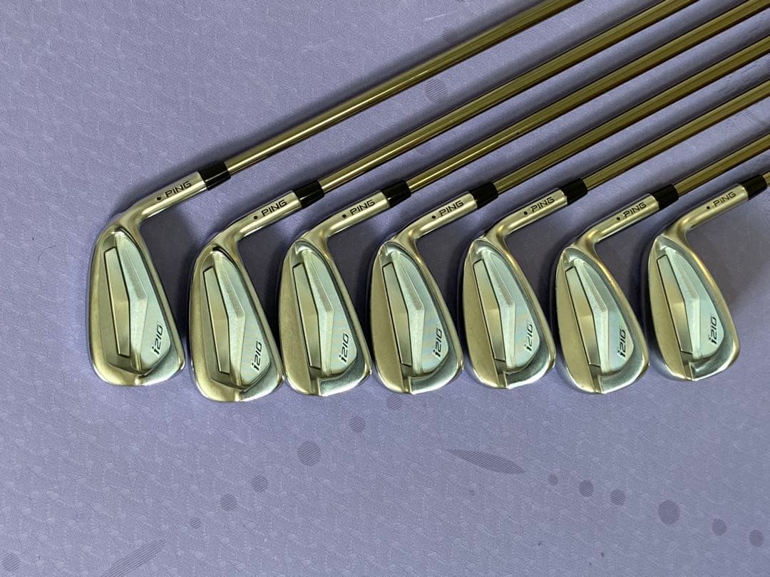 PING i210アイアンU〜5番号　7本セット