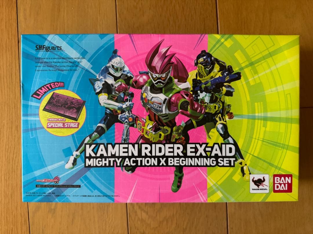 未開封 S.H. 仮面ライダーエグゼイド　マイティアクションX ビギニングセット