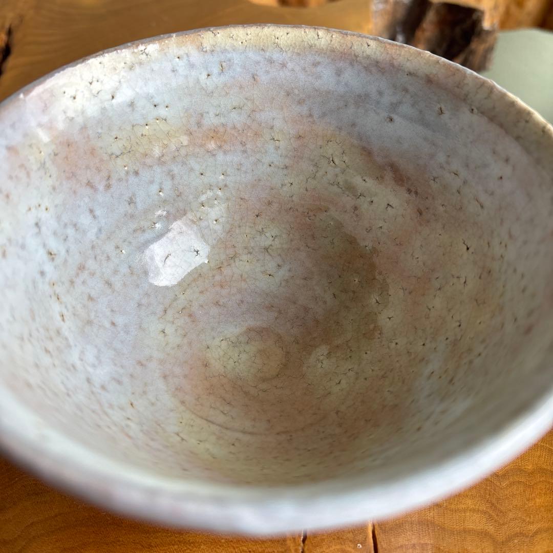 萩焼 林紅陽造 抹茶碗 茶道具 共箱（25Fa）