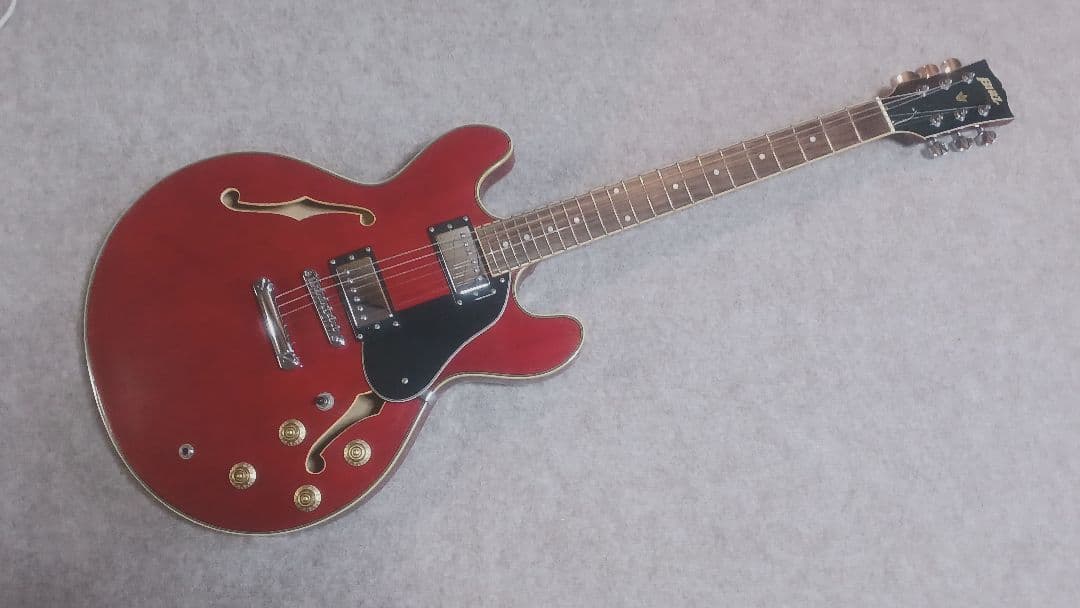 【実力派重視】BLITZ　セミアコ　ES-335タイプ　ギグバッグ付属