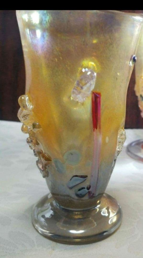 The Glass Studio in Otaruの手作りガラス三点です