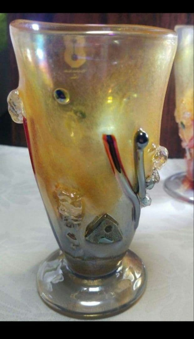 The Glass Studio in Otaruの手作りガラス三点です