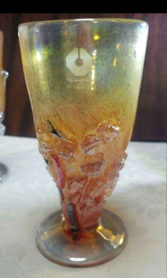 The Glass Studio in Otaruの手作りガラス三点です