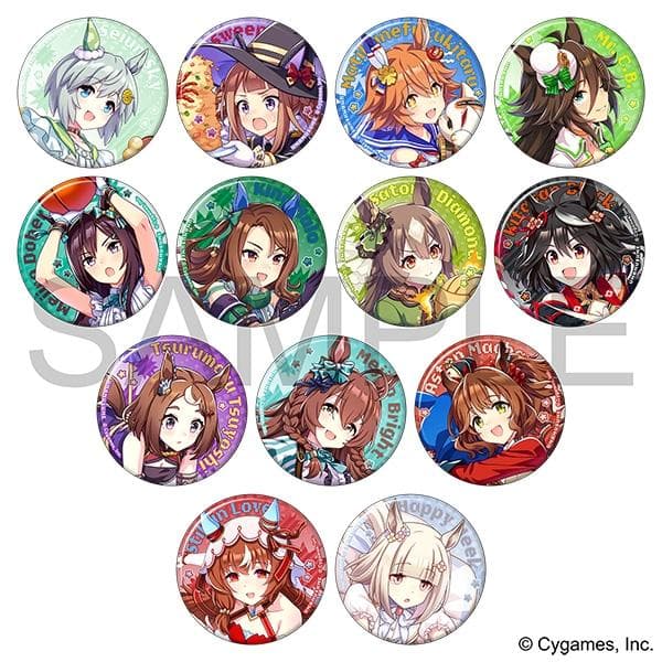 ウマ娘 プリティーダービー　熱血ハチャメチャ大感謝祭！　缶バッジ　25種