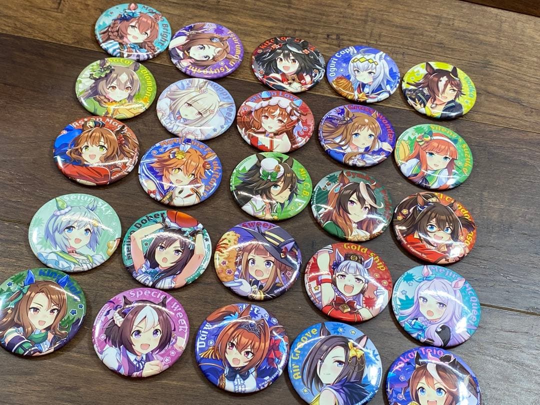 ウマ娘 プリティーダービー　熱血ハチャメチャ大感謝祭！　缶バッジ　25種