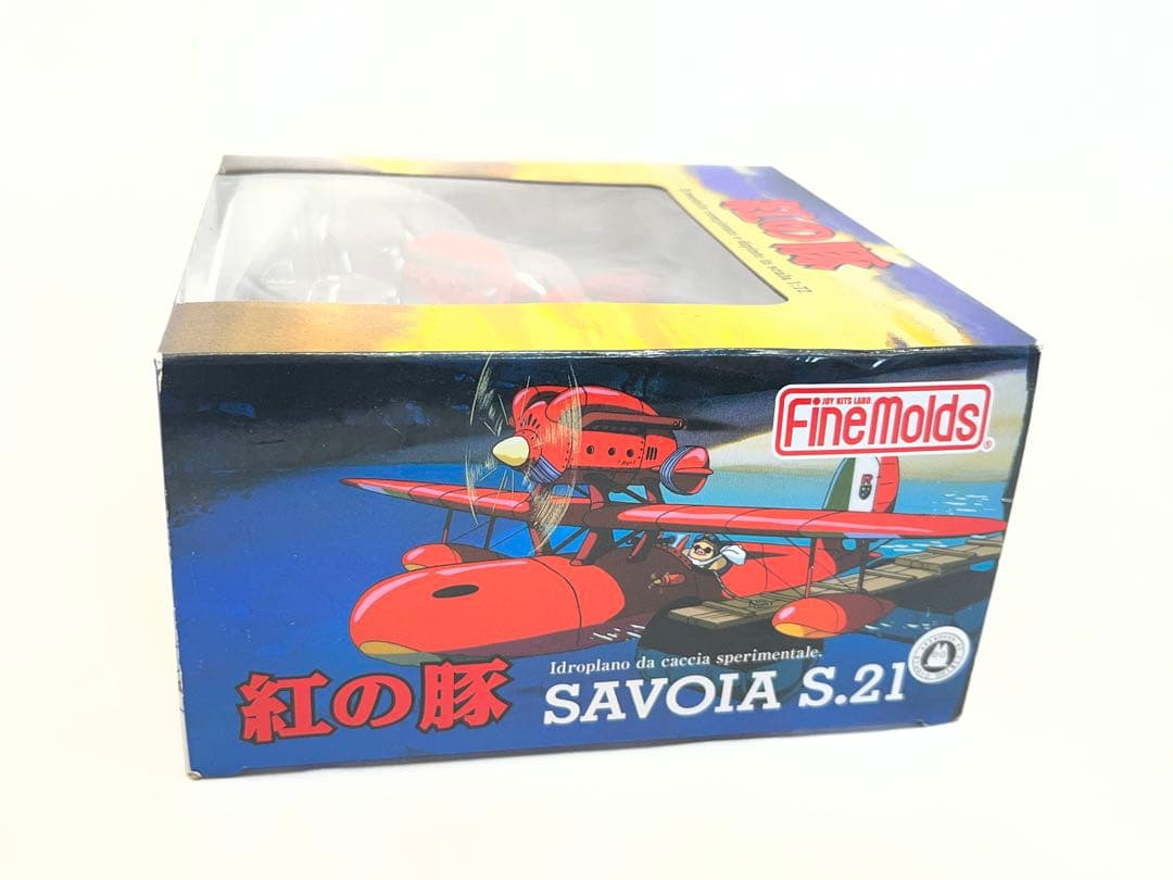【貴重】紅の豚 サボイアＳ.21 試作戦闘飛行艇 塗装済完成品 ファインモールド