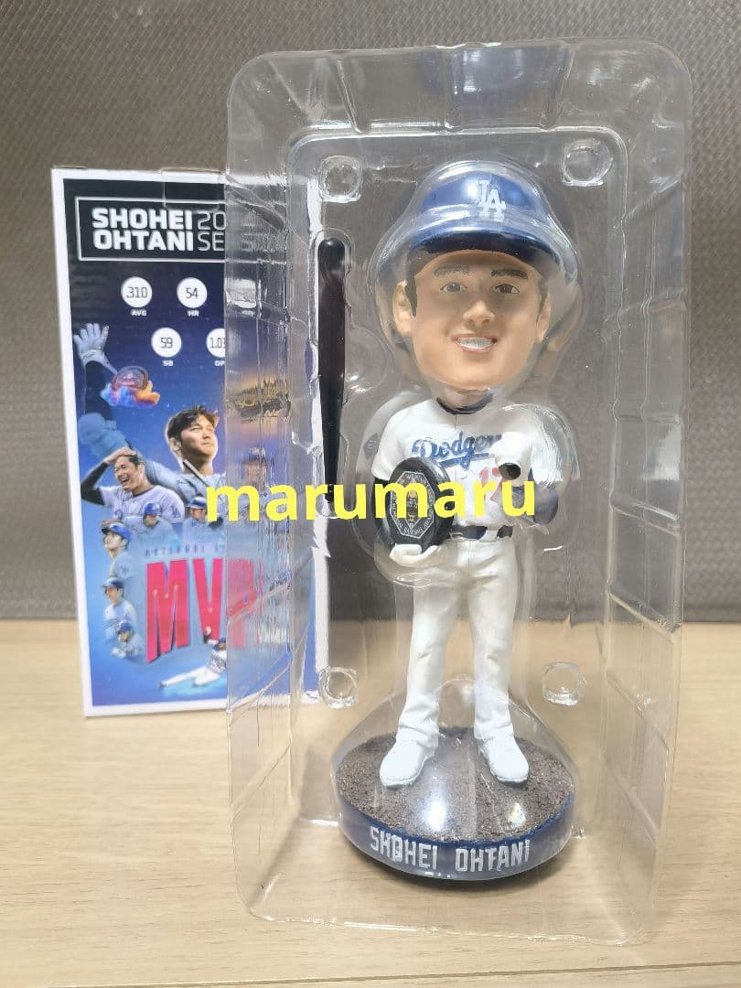 [本物]4月2日 4/2来場者限定 大谷翔平 2024 MVP ボブルヘッド ⓐ
