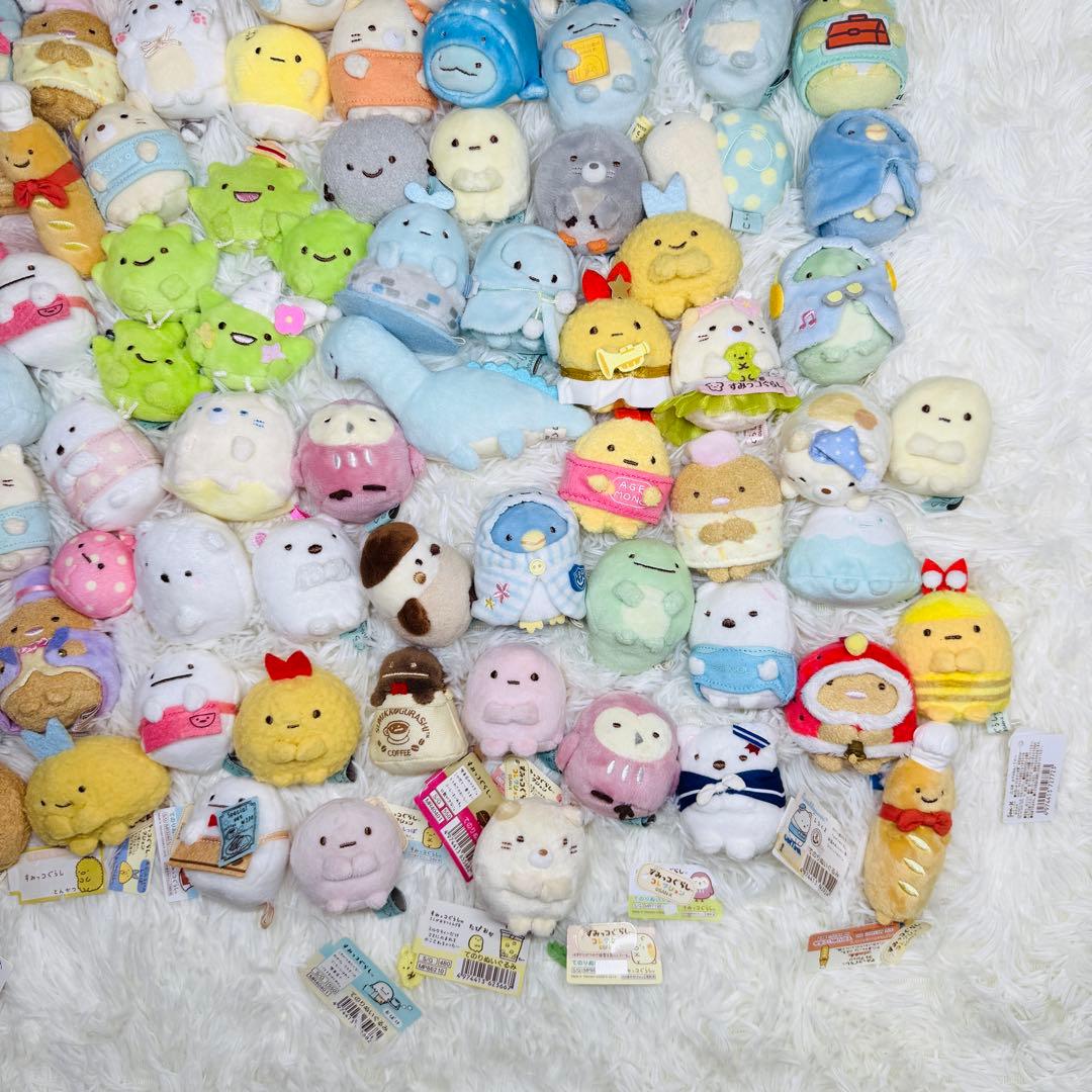 希少 大量 100個以上 すみっコぐらし てのり ぬいぐるみ マスコット まとめ