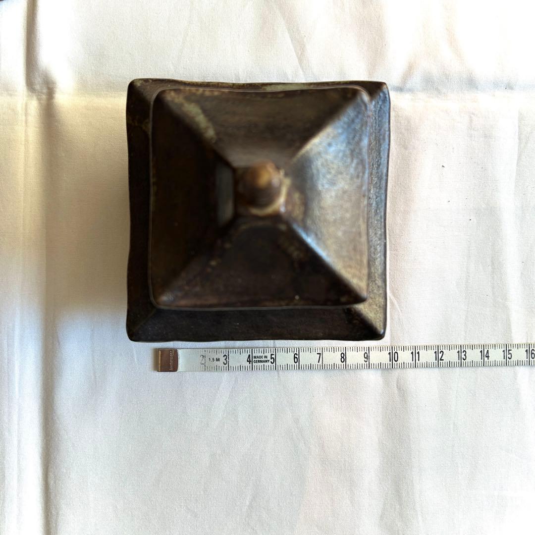 香炉 古塔 京焼 骨董品 二重の塔