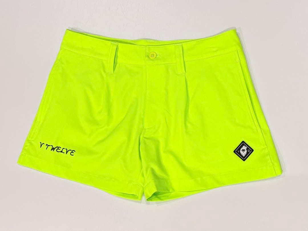【新品】V12 ゴルフ　レディース　ショートパンツ　イエロー　M